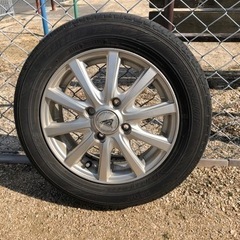 軽用アルミホイールタイヤ付4本セット