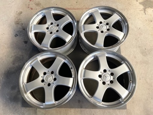 ユーロデザインBCタイプ メルセデスベンツ18インチ中古4本セット！8.5J-18