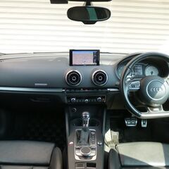 検査4年12月S3 スポーツバック APRstage1チューニング/Bang&Olufsen/アダプティブクルーズ/レイズ18AW/アイバッハ/ワンオフマフラー/黒革/HIDの画像