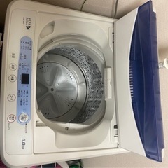 洗濯機　1人用の画像