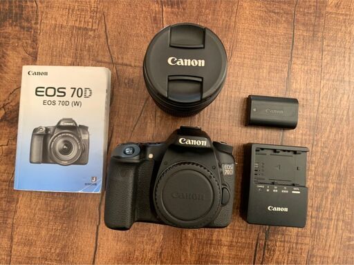 Canon70D　一眼レフ　レンズセット