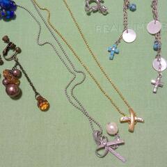 イヤリング　ネックレス　6点セットの画像