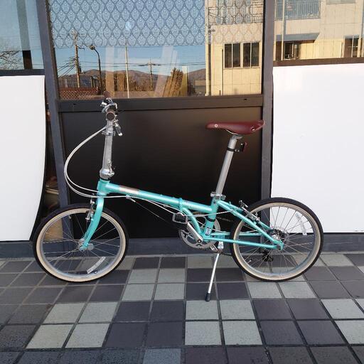 美品 DAHON 折りたたみ自転車 Boardwalk D7 ボードウォーク　ミストブルー  ミニベロ 20インチ  7段変速