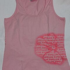 ピンク花柄タンクトップ【中古】