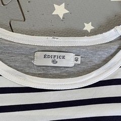 EDIFICE ボーダーカットソー 七分袖 40サイズ 春に！の画像