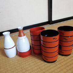 徳利　酒器　受皿　差し上げます