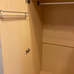 ナチュラル系　クローゼット　無償で譲ります！の画像