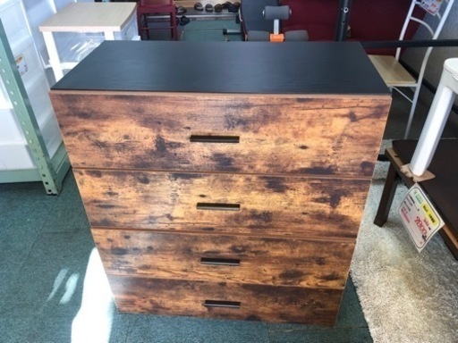 【リサイクルサービス八光　田上店　配達・設置OK】ニトリ　チェスト(ステイン 9179 BR)