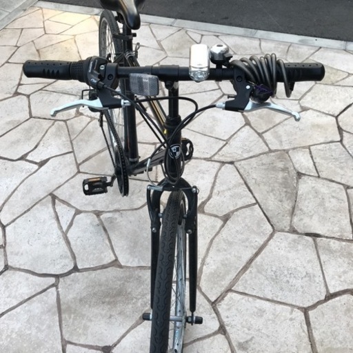 【クロスバイクCRT7007】7段変速 黒