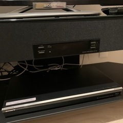 【値下げ！】【セット】SONYテレビ、スピーカー付き台、レコーダー、外付けHDの画像