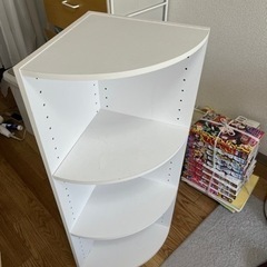 扇コーナーラック　組み立て済み　中古