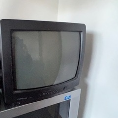 古いブラウン管テレビの画像