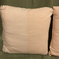 【お取引中】B7【値下中】綿生地　ヌードクッション2個の画像