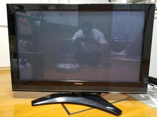 HITACHI　42型テレビ！Woo(決まりました！)