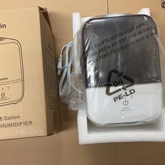 加湿器 卓上 4.5L大容量  除菌 乾燥　花粉症対策 アロマ対応　ホワイト 新品未使用の画像
