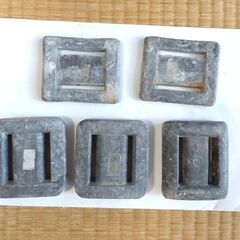 ダイビングウェイト（1kg×3個、0.45kg×2個）の画像
