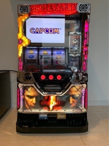スロット　実機　バイオハザード　コイン不要機