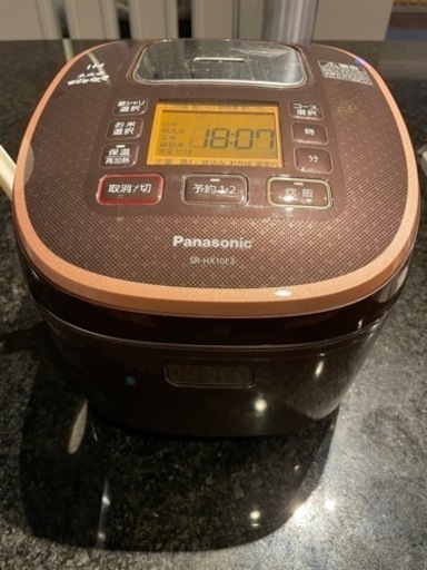 パナソニック　5.５合炊き　ブラウンピンク