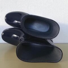 ♡着用１回の美品  ショート丈レインブーツ  ネイビー Mの画像