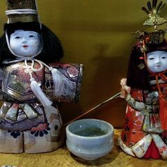ガラスケース入り ひな人形 中古　自宅引き取りもしくは宅配配送の画像