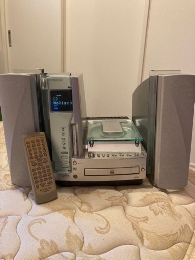 【動作確認済み　中古】KENWOOD/ケンウッド RMD-L7CDR CD/MDコンポ スピーカー リモコン