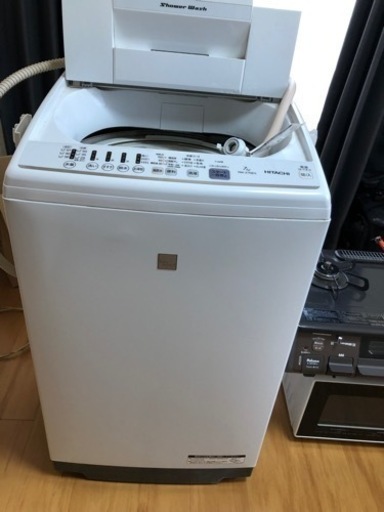 2019年製　3点セット　洗濯機7kg 電子レンジ　ガスコンロLP