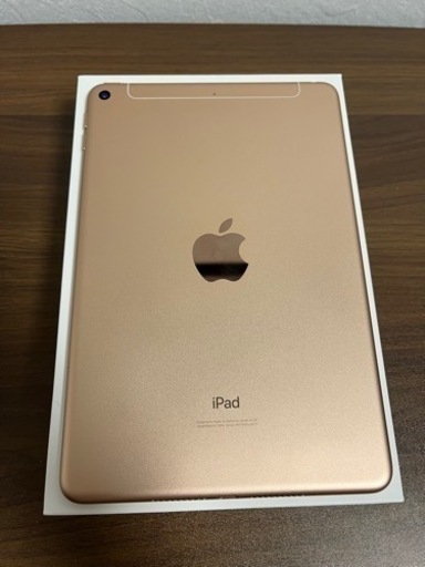 美品 iPad mini5 セルラーモデル SIMロック解除済 64GB  ゴールド