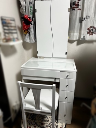 【美品】ドレッサー(ホワイト)