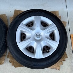 日産ティーダ純正15インチ　185/65R15タイヤ付きの画像