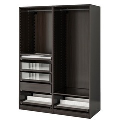 本日中受け取りお願いします【再掲】IKEA PAX ワードローブ...