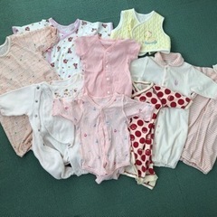 ベビー服50-60-70 くつ下 ミトン 女の子