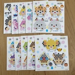 アクアビーズ ★ツムツム　ディズニーイラストシートセットの画像