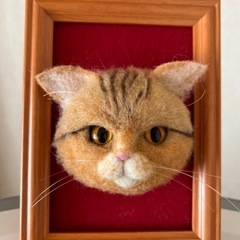 羊毛フェルト　猫