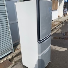 MR-C34S 三菱 ノンフロン冷蔵庫 335L