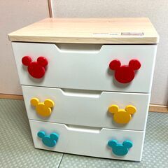 ミッキー チェスト 棚 衣類タンス