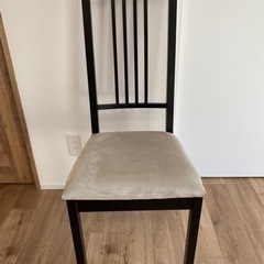 【交渉中】IKEA家具　ダイニングチェア　黒っぽいダークブラウン
