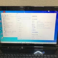 富士通 LIFEBOOK FMVA531BB ノートPC Windows10の画像