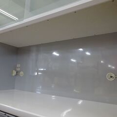 松田家具　2枚スライド扉キッチンボード　ポルカダブルレンジ【愛品倶楽部柏店】の画像