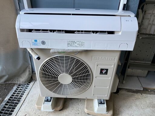 SHARP　セパレート型ルームエアコン AY-N22N-W 2.2kw 2021年製 6畳用 美品 直接引き取り大歓迎‼