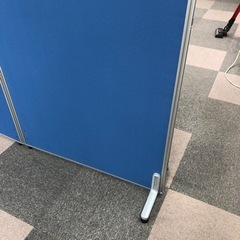 美品　布張りローパーテーション　３枚セットの画像