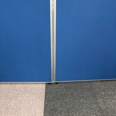 美品　布張りローパーテーション　３枚セットの画像