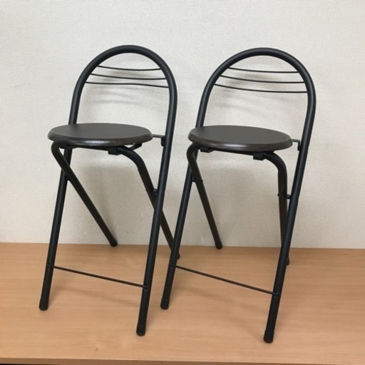 不二貿易 折りたたみチェア 2脚セット