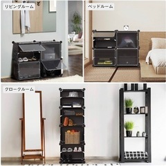 引き取り予定】収納ラック　シューズラック　オープンシェルフの画像