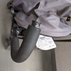 アイリスプラザ ベビーカー おでかけバギー B型 折りたたみ アルミ 軽量 ハイシート  日よけカバー グレー【難あり】の画像