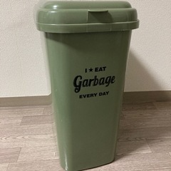 カーキ　ゴミ箱20L フタ付き　分別　スリム