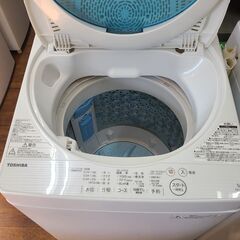【リサイクルショップどりーむ天保山店】●987●　☆新生活応援☆　東芝　洗濯機　2017年製　AW-5G5(W)　1～2暮らしに最適５.０㎏の画像