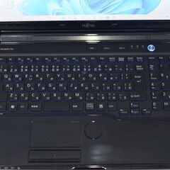 最新Windows11+office 爆速新品SSD480GB 富士通 LIFEBOOK AH56/G i7-2670QM/8GB/15.6インチ/ブルーレイ/USB3.0/Webカメラ/便利なソフトの画像