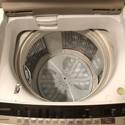 HITACHI BW-V80E 洗濯機　美品