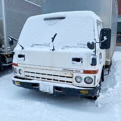 日産 アトラス U-SGH40改 2tロング 箱車 車検2022年11月 平成3年 28万キロ 実働 現状の画像