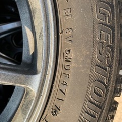 ブリザックスタッドレス軽自動車用アルミ付きの画像